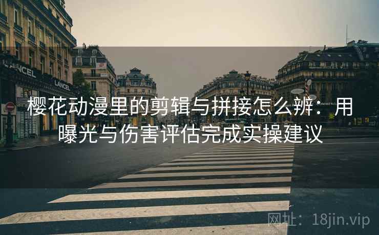 樱花动漫里的剪辑与拼接怎么辨:用曝光与伤害评估完成实操建议