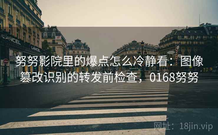 努努影院里的爆点怎么冷静看：图像篡改识别的转发前检查，0168努努