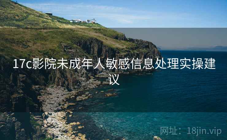 17c影院未成年人敏感信息处理实操建议